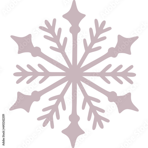 Schneeflocke Malve mit transparentem Hintergrund 