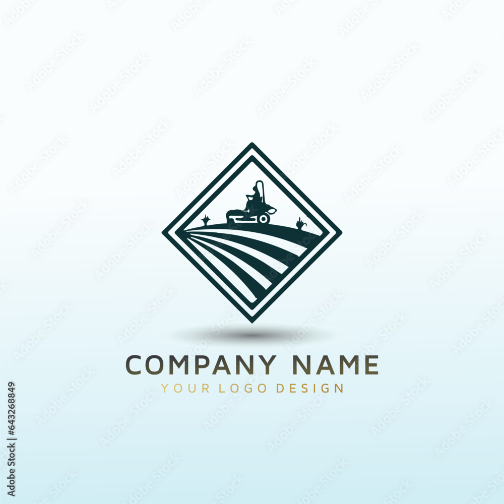 A agricultural logo that pops at new customers from a far A agricultural logo that pops at new customers from a far