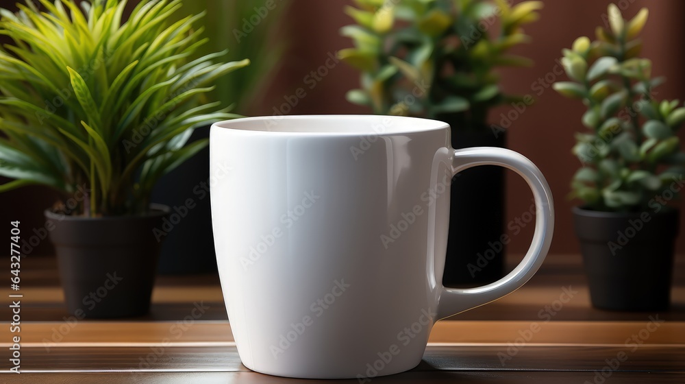 white ceramic mug mock up
