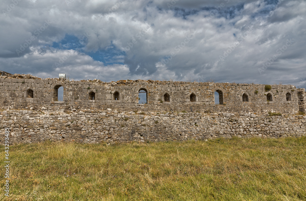 Medieval Rosafa Fortress in Skadar, Albania