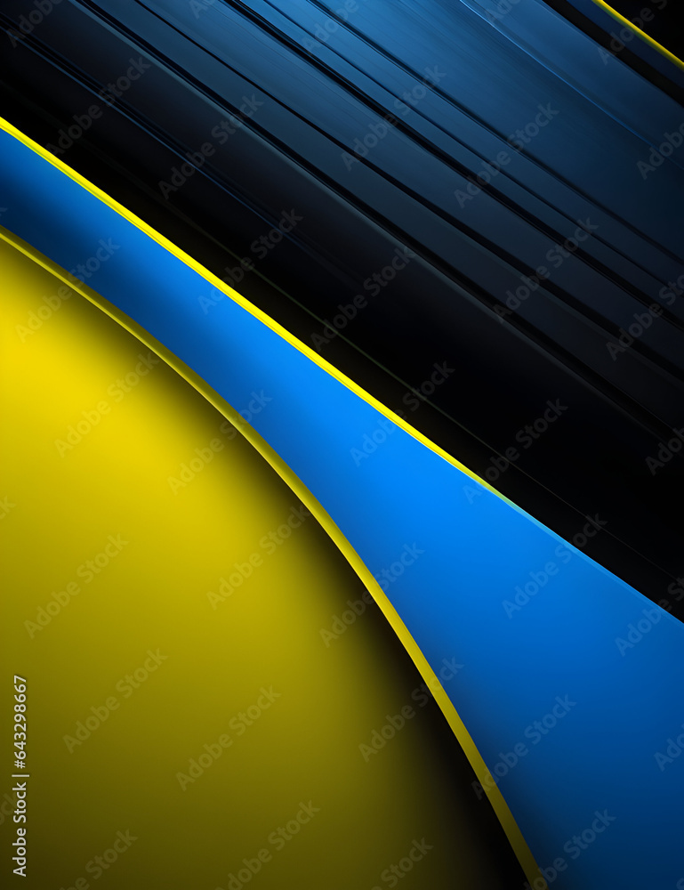 Black and yellow blue gradient color only, full screen Black and yellow blue gradient color only, full screen