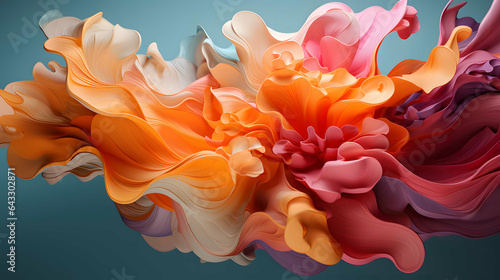 Liquify Delight: Whirling Color Vortex. Generated by AI.