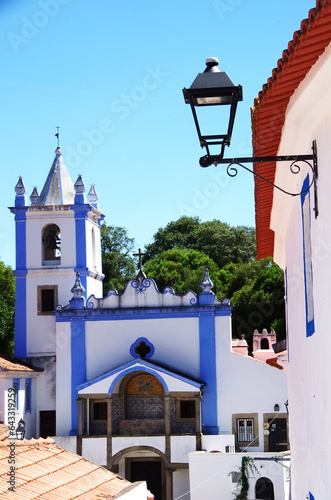 Old sanctuary in Brotas village, alentejo region, Portugal photo