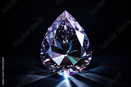 An image of a mesmerizing crystal stone  its intricate facets and vibrant colors.