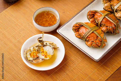China  Mid-Autumn Festival special steamed hairy crabs