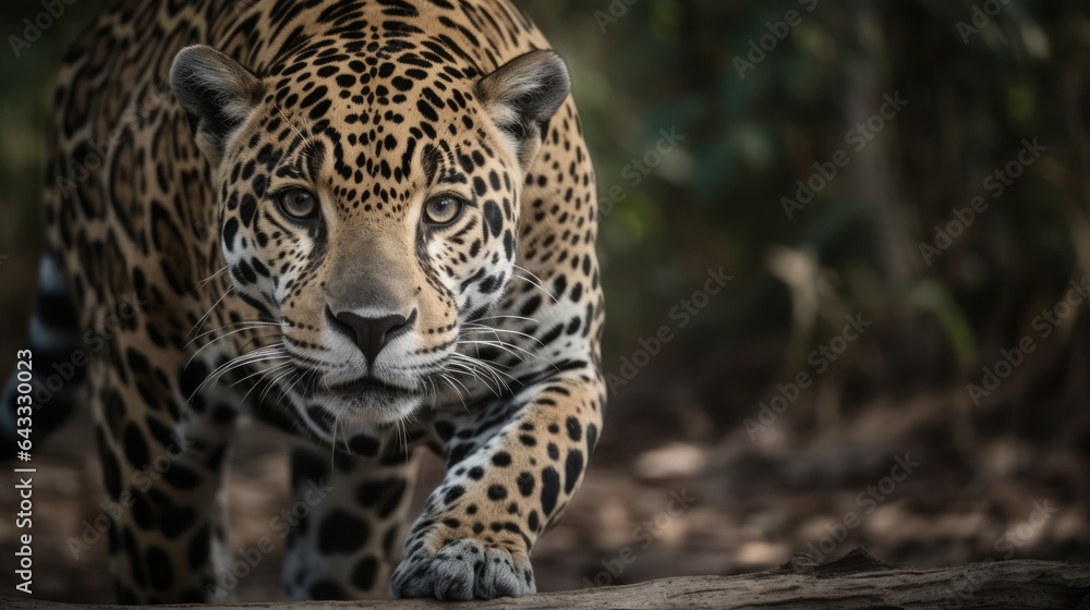 Fototapeta premium Jaguar (Panthera onca) in the wild