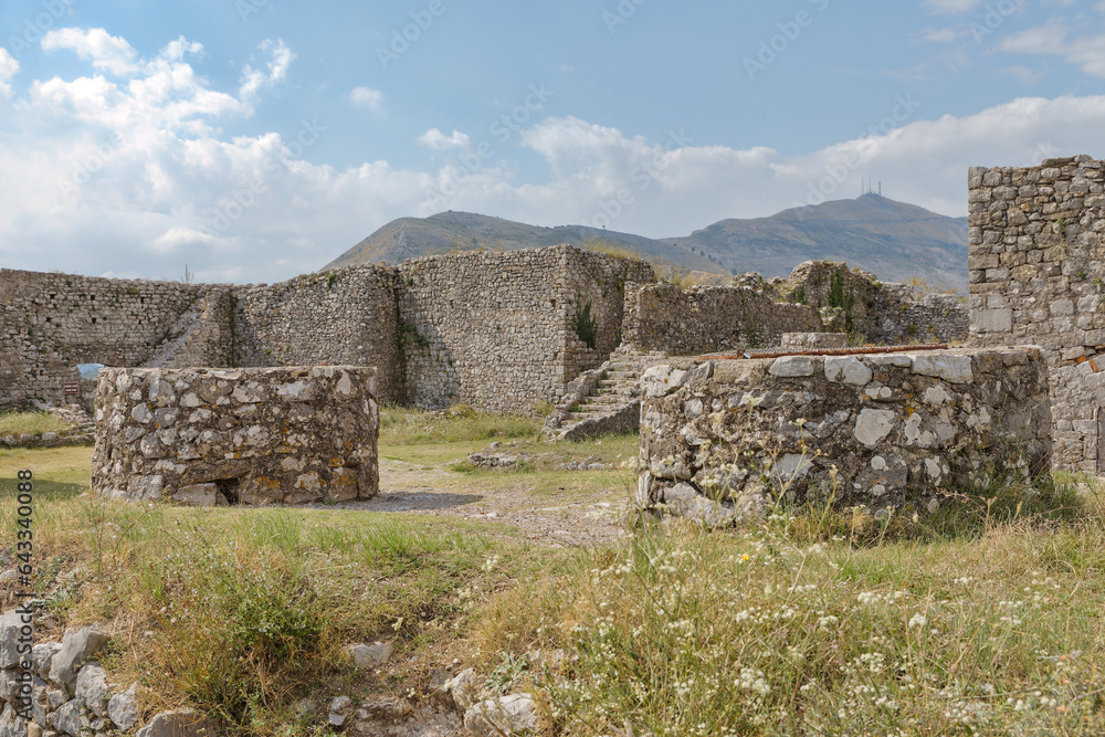 Rosafa Fortress Detail with Wells in Shkoder