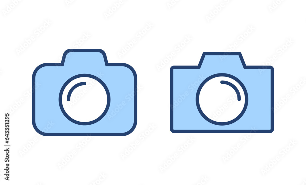 Camera icon vector. photo camera sign and symbol. photography icon. Camera icon vector. photo camera sign and symbol. photography icon.