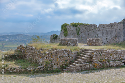 Medieval Rosafa Fortress Ruins in Skadar, Albania photo