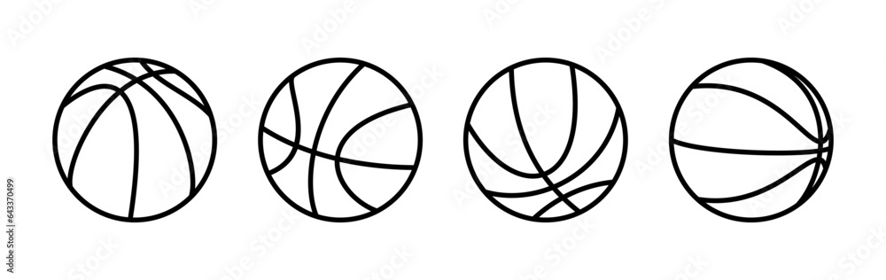 Basketball icon vector. basketball logo vector icon Basketball icon vector. basketball logo vector icon