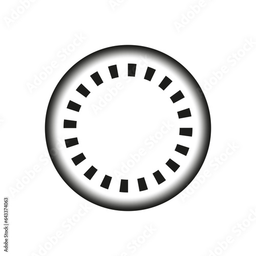 Dotted circle. Abstract dot circle. Bright sign. Vector illustration. EPS 10.