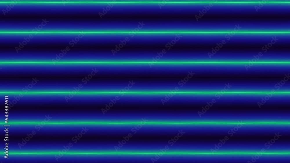 Glowing blue and green stripes geometric pattern motion background. Seamless loop Glowing blue and green stripes geometric pattern motion background. Seamless loop