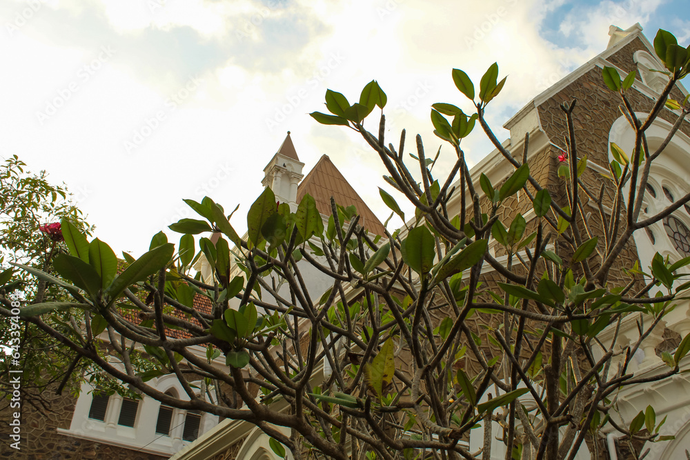 Obraz premium Anglican All Saints' Church is located in Galle Fort, Sri Lanka