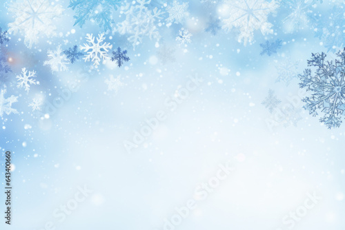 Abstract blue christmas background © kramynina