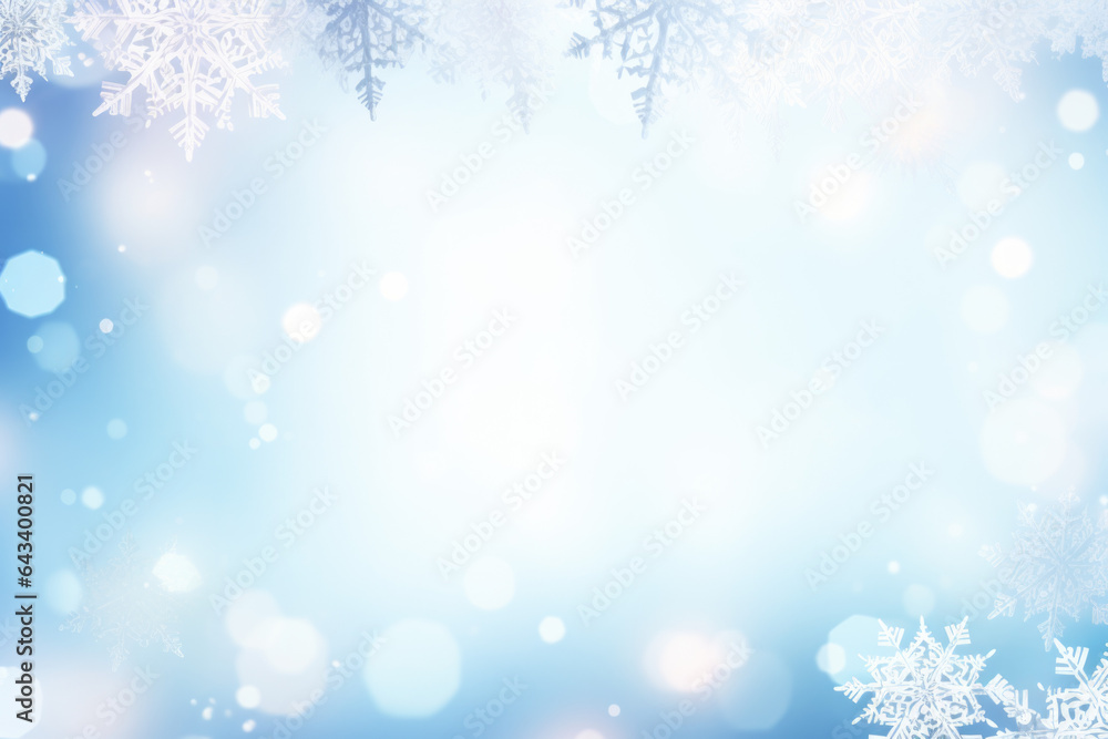 Abstract white christmas background