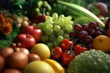 Close-Up of Colorful Fresh Produce at Farmer's Market