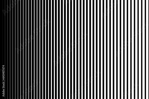 Halftone gradient line pattern background style. Optical art abstract background lines design black and white