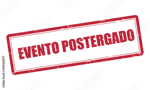 postergado etiqueta