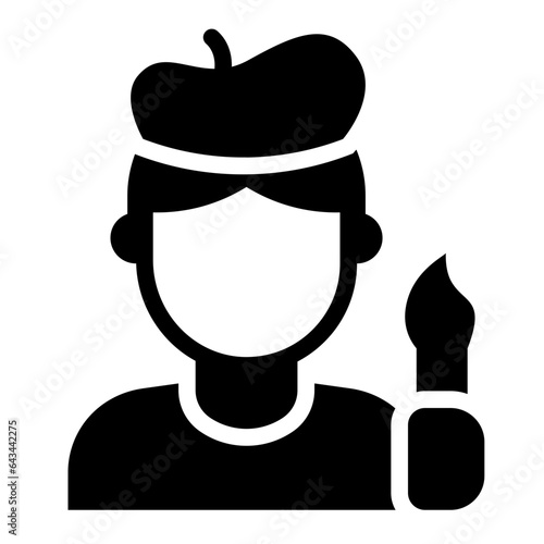 Avatar Painter glyph icon