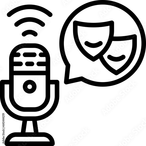 podcast drama icon