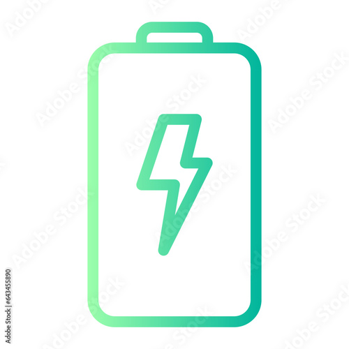 charge gradient icon