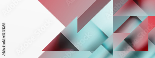 Captivating vector abstraction. Triangles interlock in mesmerizing dance, crafting dynamic geometric backdrop. Fusion of shapes and angles creates artful symphony of modern design