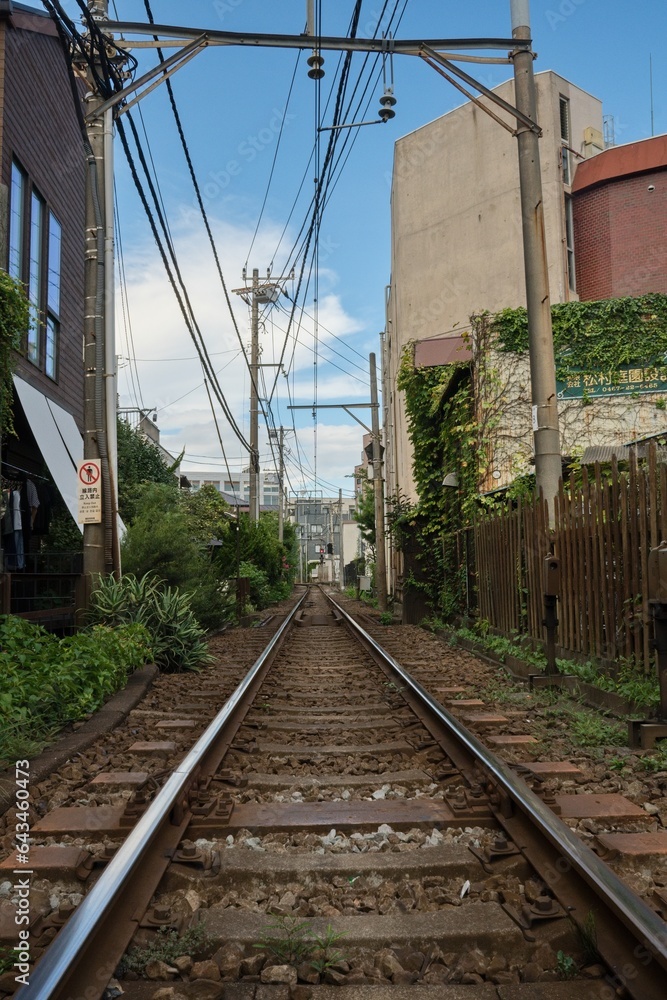 江ノ島電鉄の線路