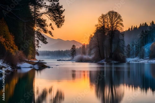 sunrise on the river © Nature creative