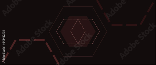 abstract modern hexagonal shape pattern, seamless geometric shape pattern vector design for background, banner, brochure, graphical resource, ad