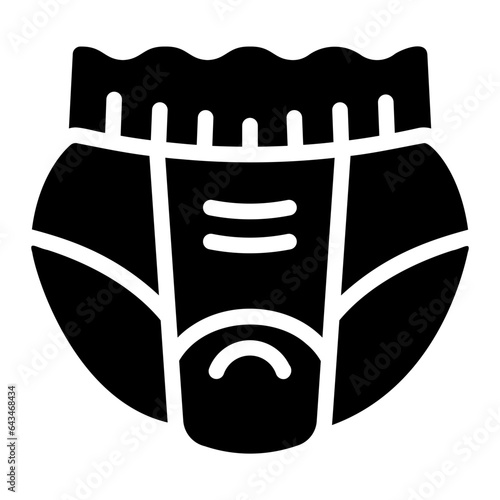 diapers Solid icon