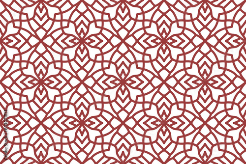 Seamless abstract geometric shape pattern