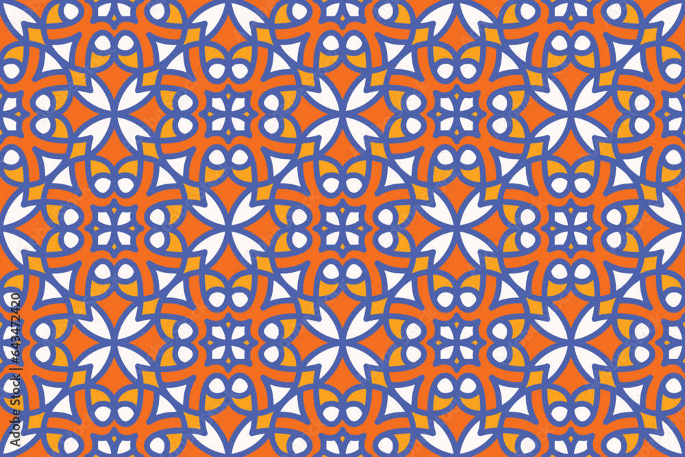 Seamless abstract geometric shape pattern Seamless abstract geometric shape pattern
