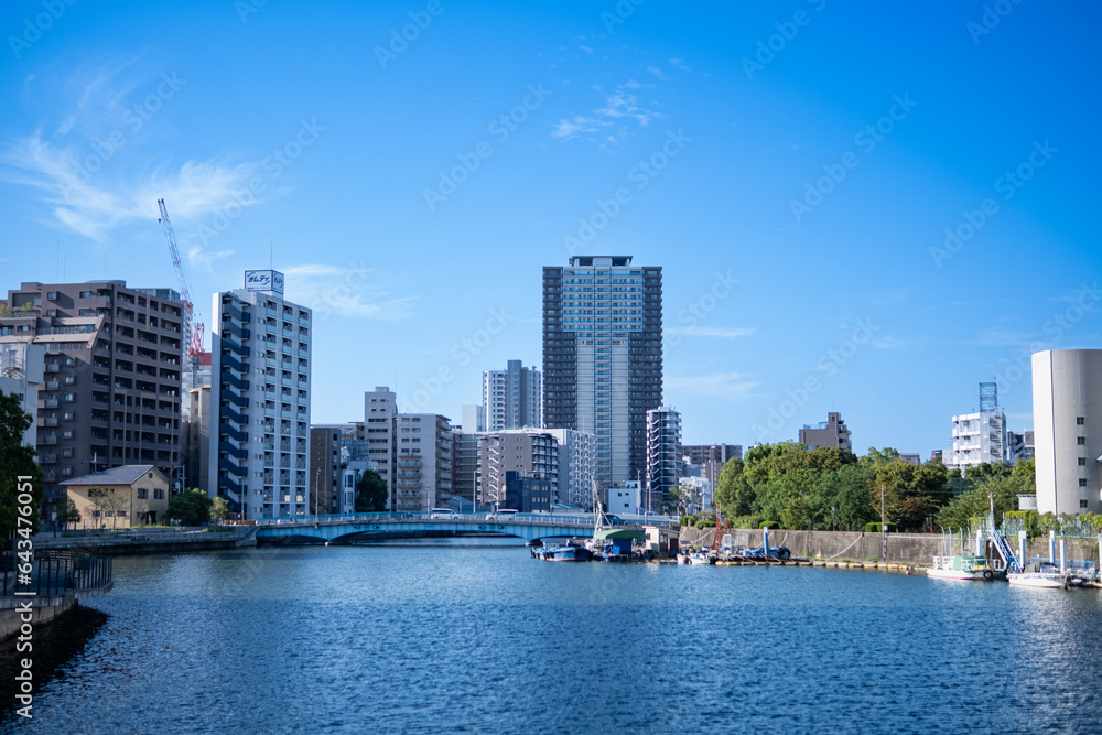 Naklejka premium 大阪市