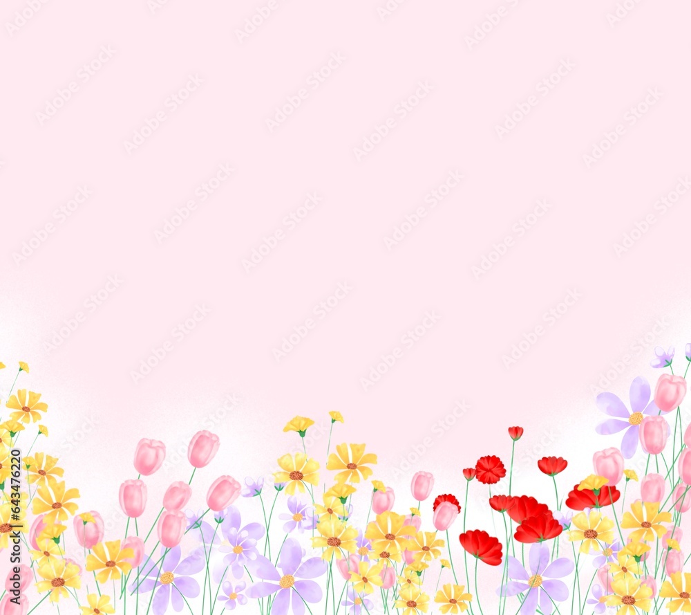 abstract floral background colorful 