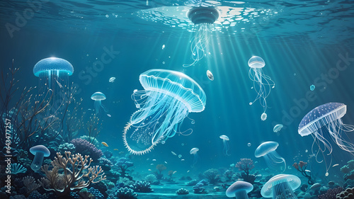 A Surreal Underwater World Where Jellyfish Are Made of Dreams