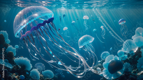A Surreal Underwater World Where Jellyfish Are Made of Dreams