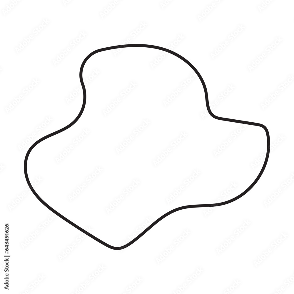 abstract blobs outline for background abstract blobs outline for background