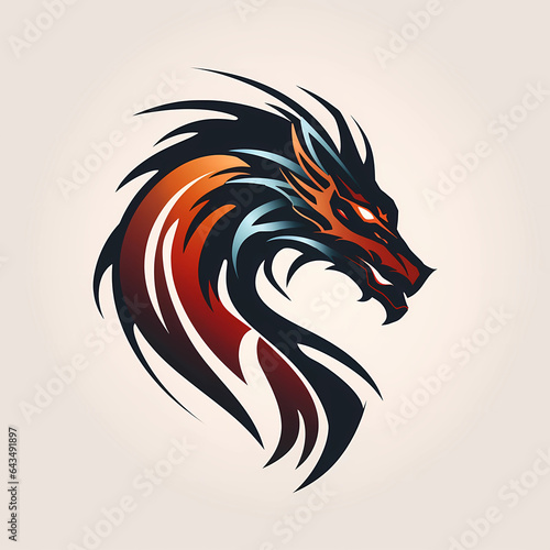 a dragon with scales that looks like fire