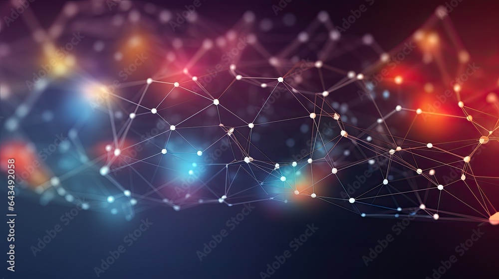Abstract soft gradient background connected by thin lines forming a network. Abstract soft gradient background connected by thin lines forming a network.