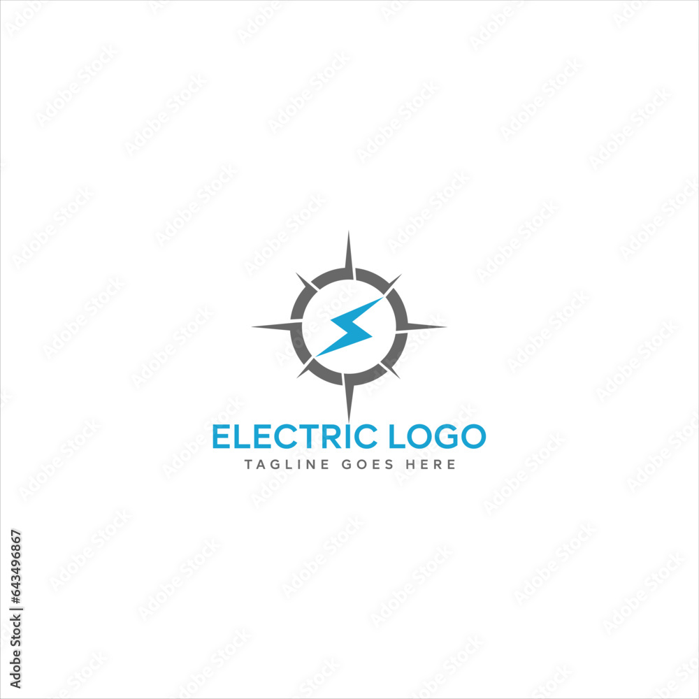 Electric logo template and new logo design Electric logo template and new logo design