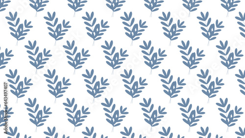 Seamless pattern with abstract plants.vector illustration