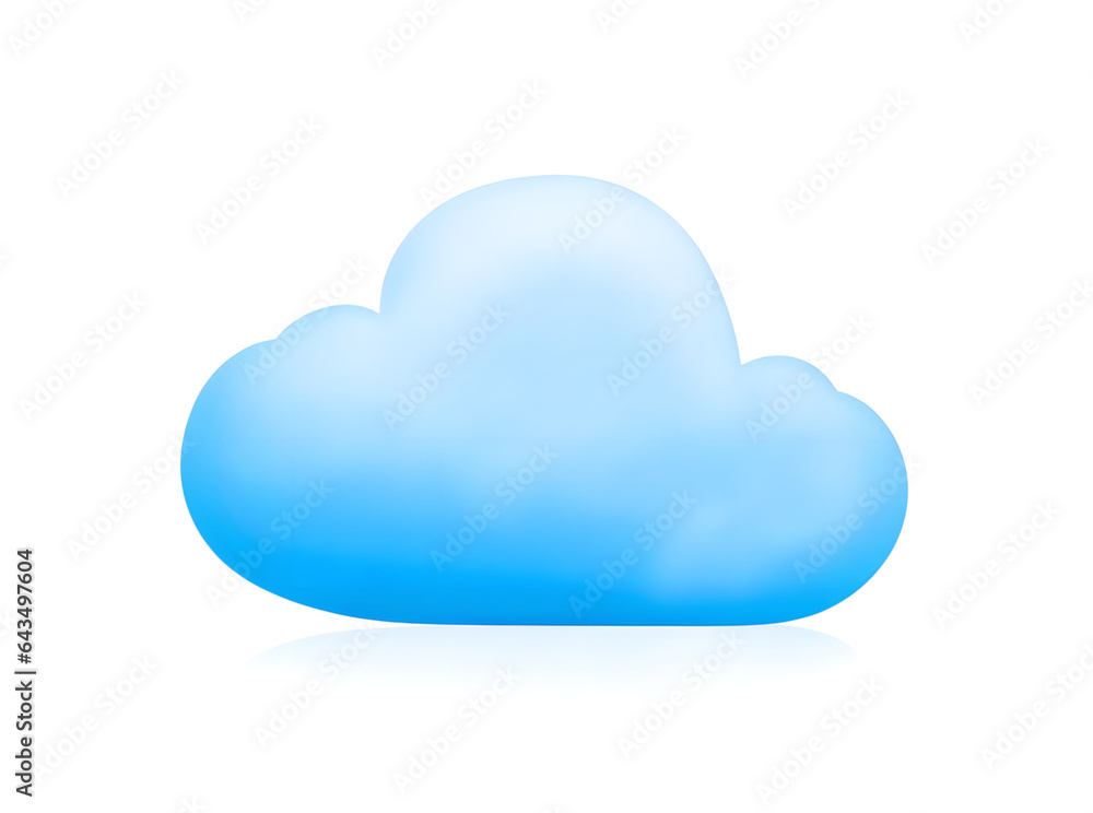 Cloud computing concept, Blue clouds Cloud computing concept, Blue clouds