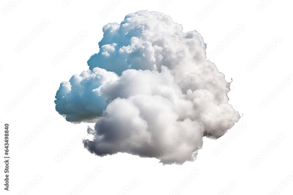 White Cloud PNG Images with Transparent Backgrounds - 3D Illustration of Cutout Clean Clouds for Special Effects