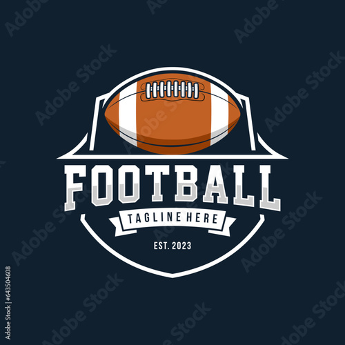 American Football Sports logo and badge, american football logo vector illustration