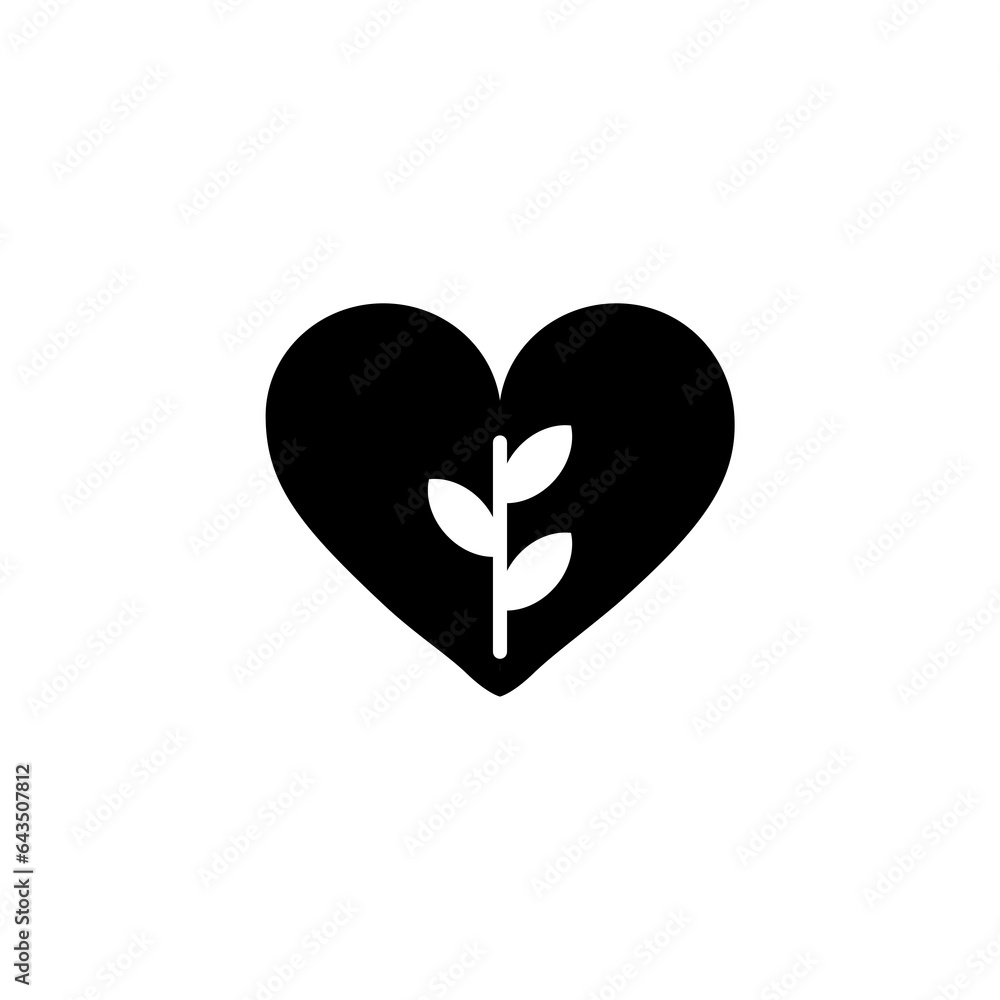 Love and Olive Branch Illustration. includes the illustration in both EPS and JPG formats, ensuring versatility and high-quality use for your design needs.