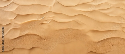 Texture of sand Beach background Overhead view