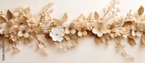 Flower themed backdrop Hand...