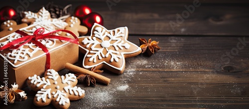 Gingerbread cookies in a gi...