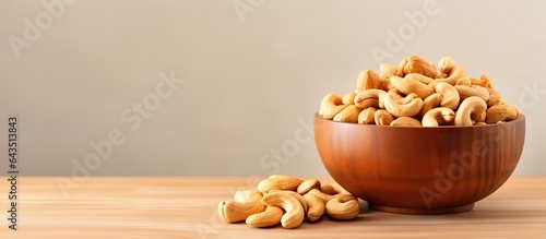 Healthy snack of cashews ar...