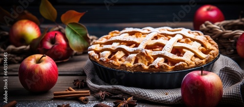 Apple pie made from scratch...